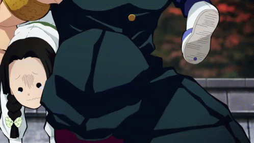 Tengen Uzui Carry Aoi GIF