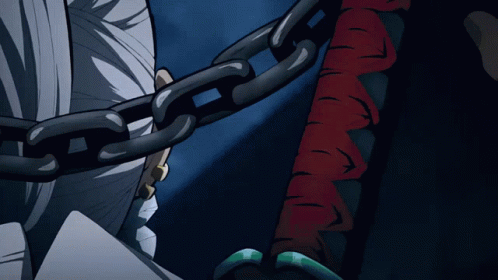 Tengen Uzui Tear Cloths Using Blade GIF