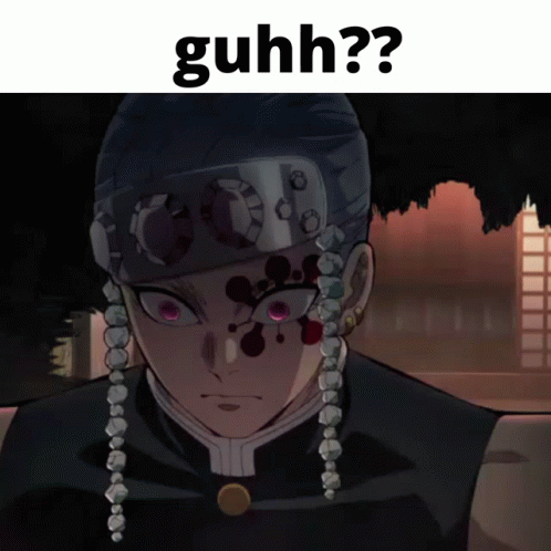 Tengen Uzui Shocking Face GIF