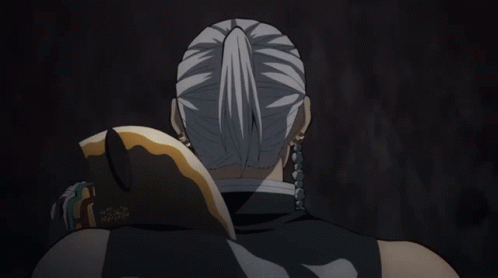 Tengen Uzui Look Back While Smiling GIF