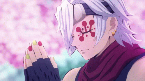 Tengen Uzui Praying Silent GIF