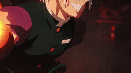 Tengen Uzui Running Away GIF