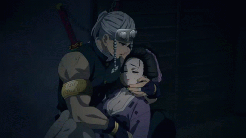 Tengen Uzui Hug Hinasuru GIF