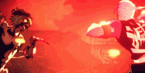 Tengen Vs Gyutaro Hostile Engagement Demon Slayer GIF