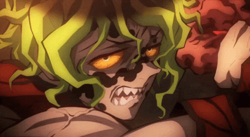 Tengen Vs Gyutaro Epic Ferocious Clash GIF