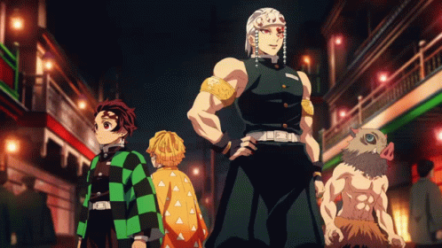 Tengen Vs Gyutaro Demon Slayers Battle Stance GIF