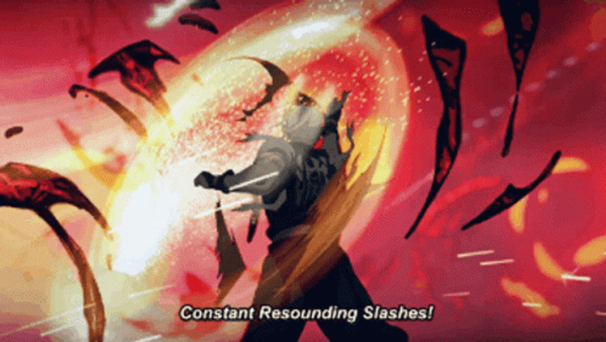 Tengen Vs Gyutaro Intense Fiery Confrontation GIF