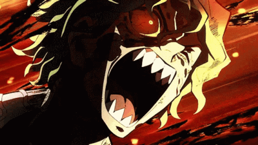 Tengen Vs Gyutaro Savage Bloody Combat GIF