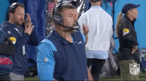 Tennessee Titans Coach Mike Vrabel Punching Air GIF
