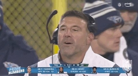 Tennessee Titans Coach Mike Vrabel Speaking GIF
