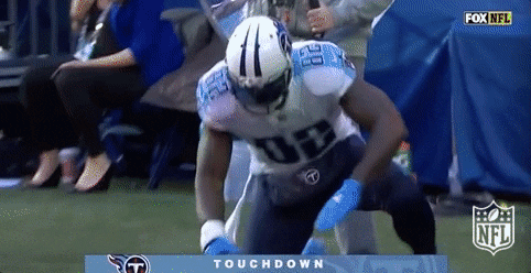 Tennessee Titans Delanie Walker Touchdown GIF
