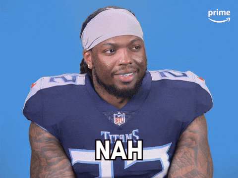 Tennessee Titans Derrick Henry Shaking His Head GIF