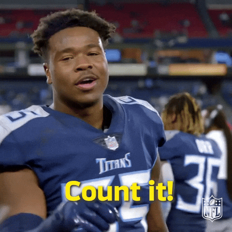 Tennessee Titans Jayon Brown Count It GIF