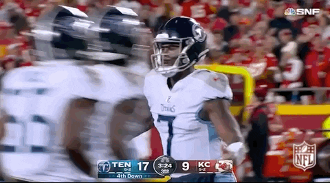 Tennessee Titans Malik Willis Giving Low Fives GIF