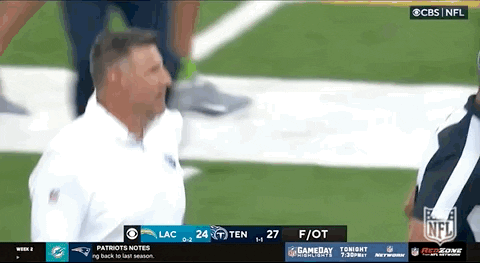 Tennessee Titans Mike Vrabel Hugging Player GIF