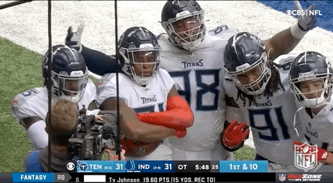 Tennessee Titans Players Posing Together GIF