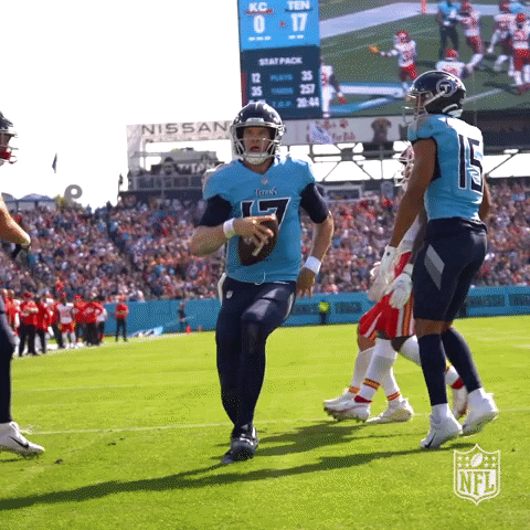 Tennessee Titans Ryan Tannehill Jumping GIF