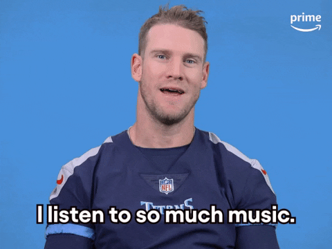 Tennessee Titans Ryan Tannehill Listen To Music GIF