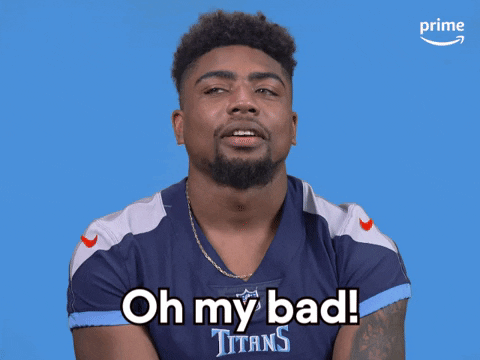 Tennessee Titans Treylon Burks Oh My Bad GIF