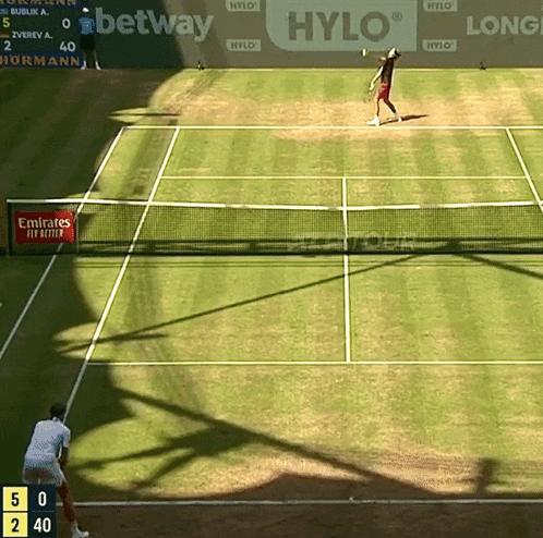 Tennis Court with Hylo Sign