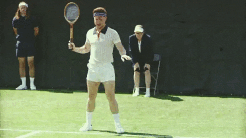Tennis Dancing Olly Murs GIF