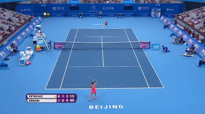 Tennis Petkovic Vs Errani China GIF