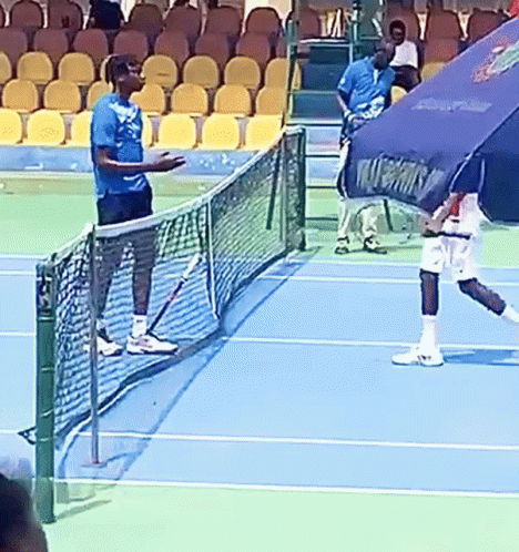 Tennis Player Sore Loser GIF
