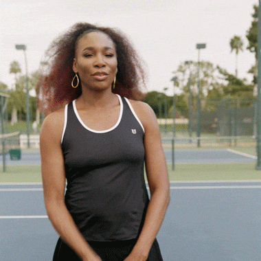 Tennis Player Venus Williams Chefs Kiss GIF
