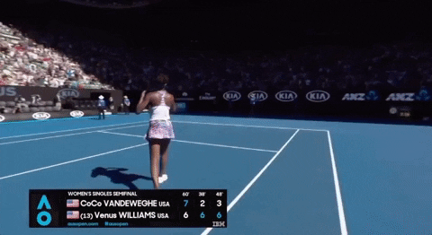 Tennis Player Venus Williams Spinning GIF