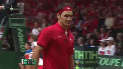 Tennis Point Roger Federer GIF