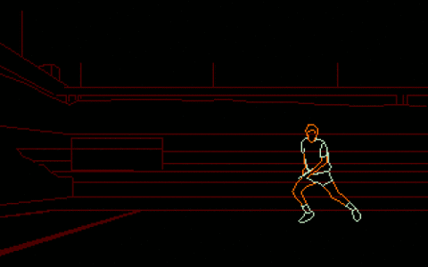 Tennis Retro Neon Art GIF
