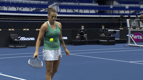 Tennis Tricks Sabalenka Wta GIF