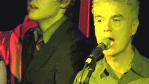 Tenor Singing Concert David Byrne GIF