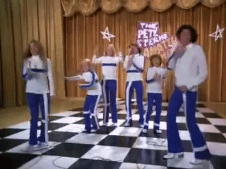 Tenor Singing Dancing Vintage 1960s Brady Bunch GIF