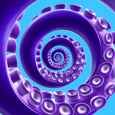 Tentacle Hypnosis Spiral GIF
