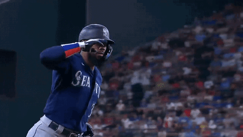 Teoscar Hernandez Giving Salute GIF