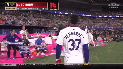 Teoscar Hernandez Number 37 GIF