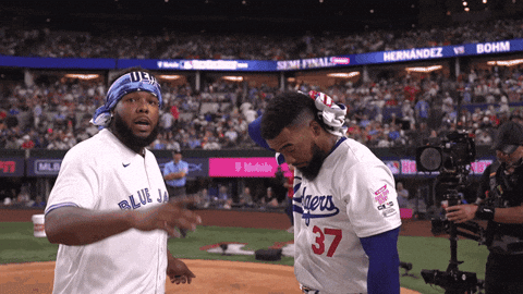 Teoscar Hernandez Wiping Sweat GIF