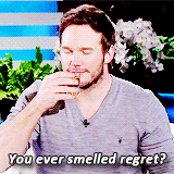 Tequila Shots Chris Pratt Smelling Regret GIF