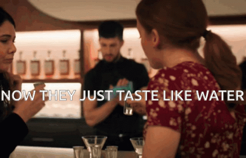 Tequila Shots Tastes Like Water Zoey GIF