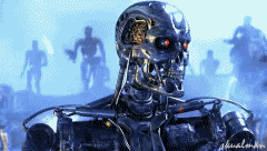Terminator Skynet Facing Forward GIF