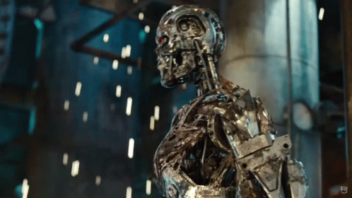 Terminator Skynet Walking Out GIF