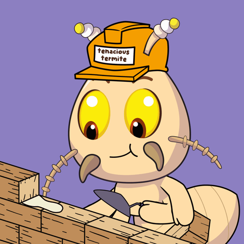 Termite Wearing Hard Hat Tehacious