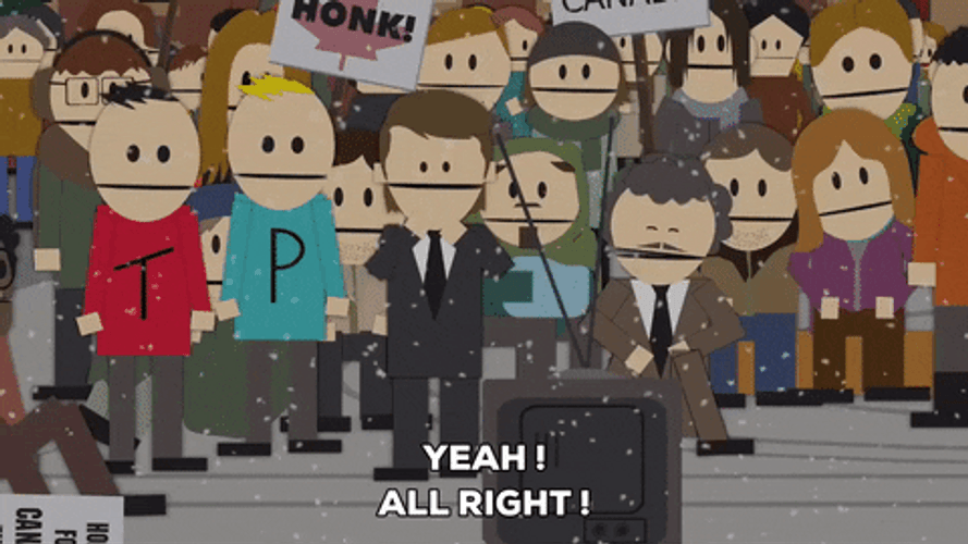 Terrance And Phillip Discussing Important Matter GIF