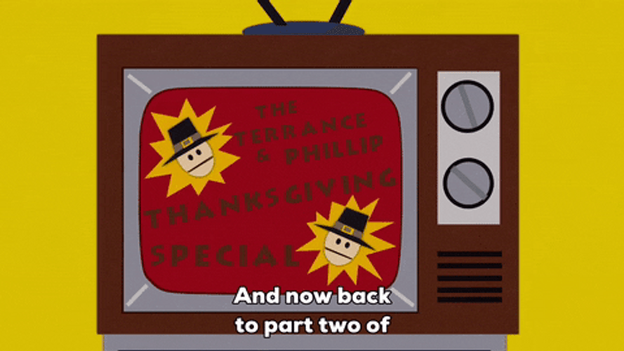 Terrance And Phillip Thanksgiving Special GIF