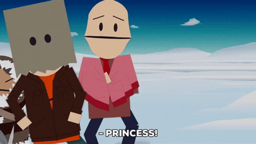 Terrance And Phillip Walking In The Ice GIF