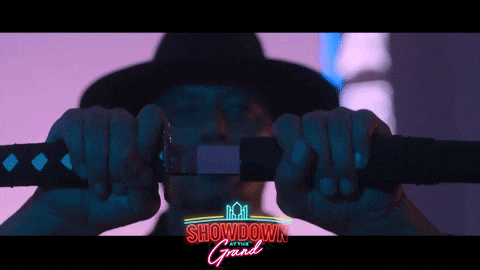 Terrence Howard Showing Long Blade GIF