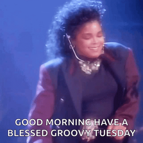 Terrific Blessed Tuesday Janet Jackson Dancing GIF