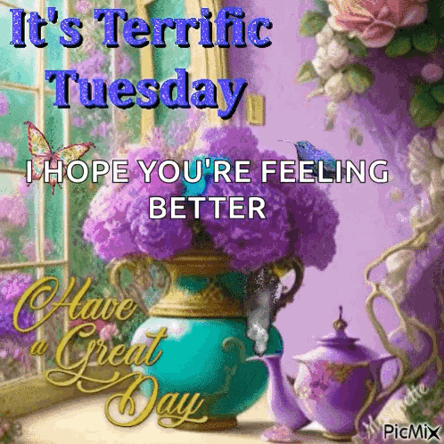Terrific Tuesday Feeling Better GIF