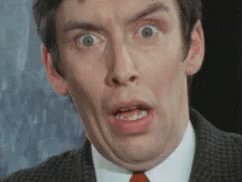 Hilarious Derek Smee Terrified Face GIF